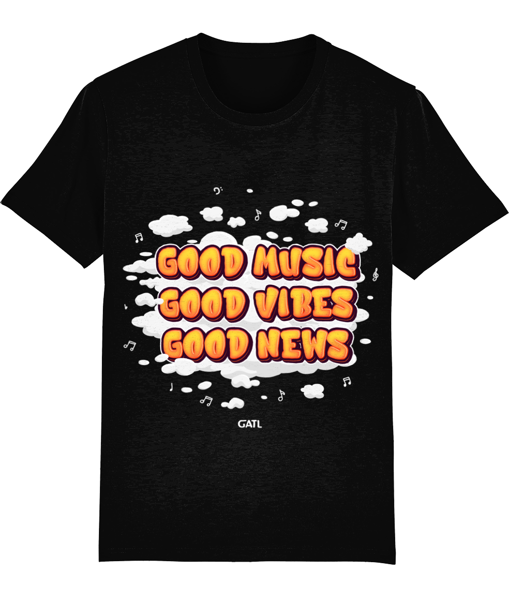 GATL SLOGAN T-SHIRT - BLACK