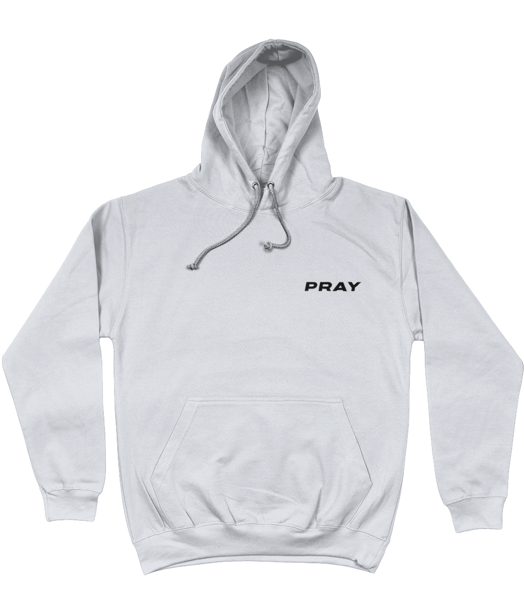 PRAY HOODIE - HEATHER GREY