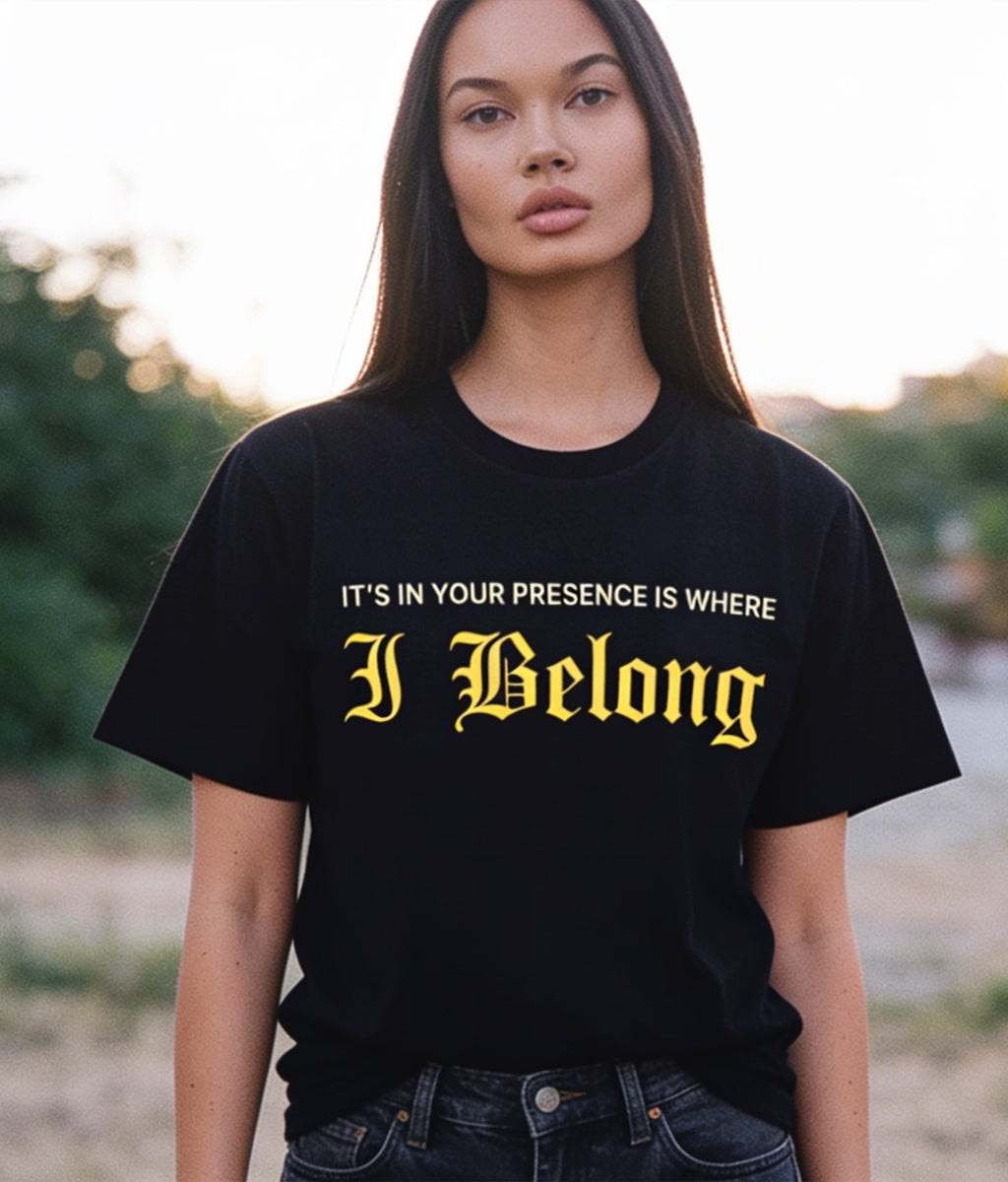 Where I Belong (Black Tee) - Lyrics v2