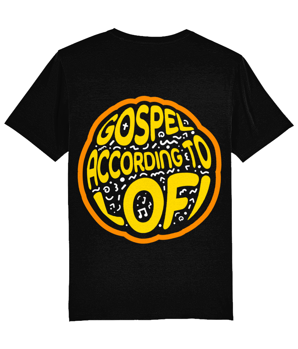 GOSPEL ACCORDING TO LOFI OVERSIZED T-SHIRT - BLACK